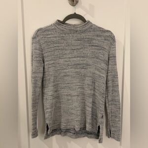 Sol Angeles for Anthro Waffle Knit Mock Neck Long Sleeve Top- Size XS